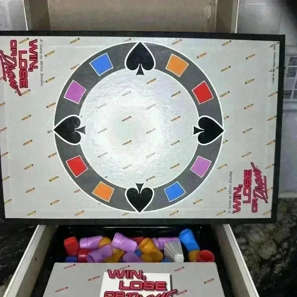 VINTAGE WIN LOSE OR DRAW Board Game Milton Bradley 1987 - Picture 15 of 16